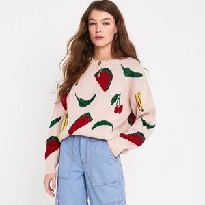 Urban outfitters fruit print sweater